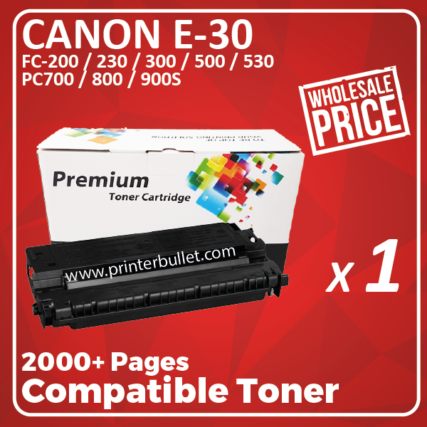 Compatible Canon E-30 Black Toner Cartridge