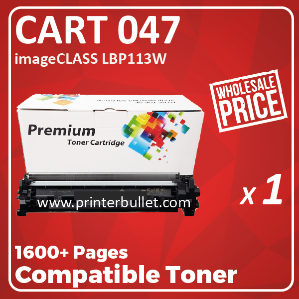Compatible Canon 047 Black Toner Cartridge