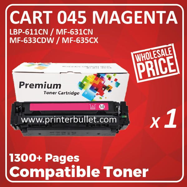 Compatible Canon 045 Magenta Toner Cartridge
