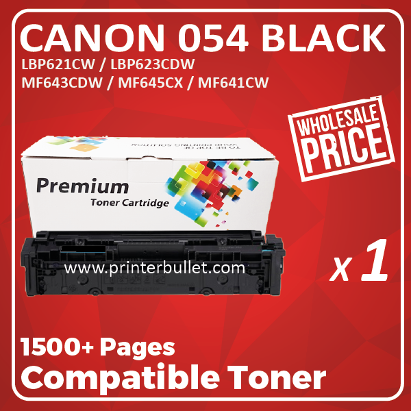 Compatible Canon 054 Black Toner Cartridge