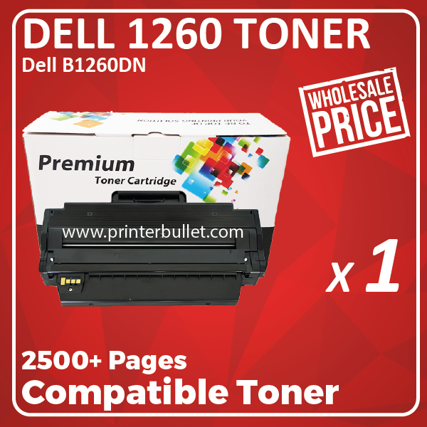 Compatible Dell B1260 Black Toner Cartridge