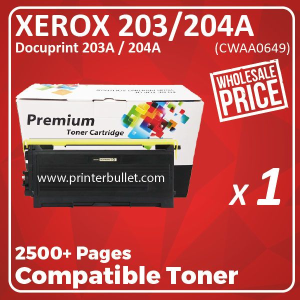 Compatible Fuji Xerox 204A Black Toner Cartridge
