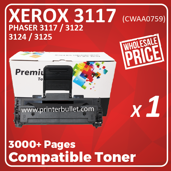 Compatible Fuji Xerox 3117 Black Toner Cartridge
