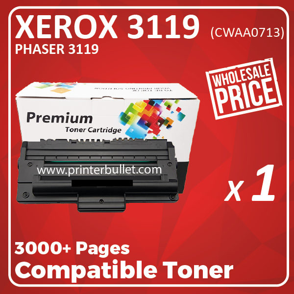 Compatible Fuji Xerox 3119 Black Toner Cartridge