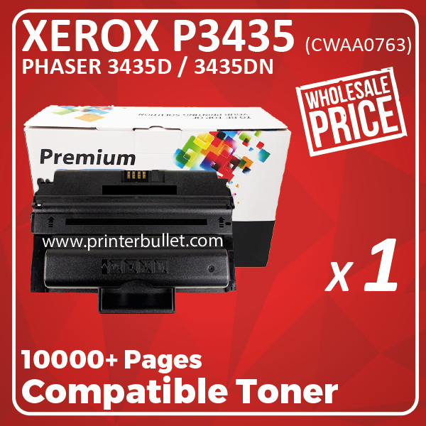 Compatible Fuji Xerox P3435 Black Toner Cartridge