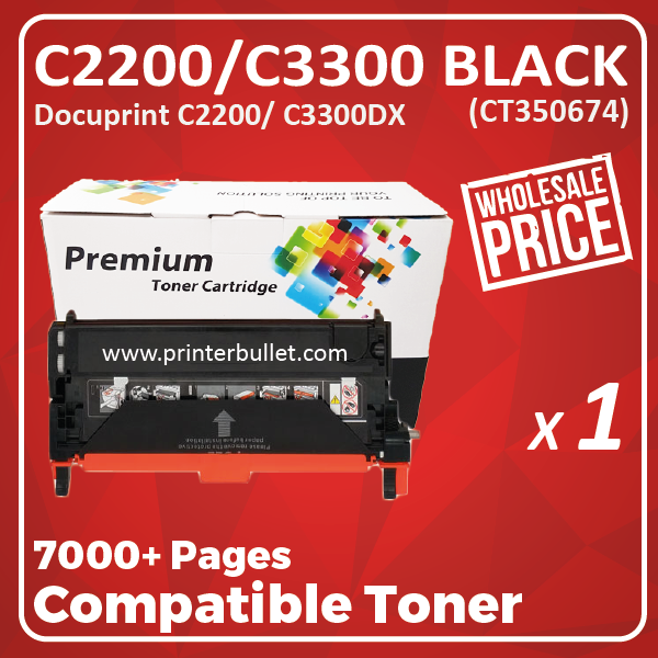 Compatible Fuji Xerox C2200 / C3300 Black Toner Cartridge