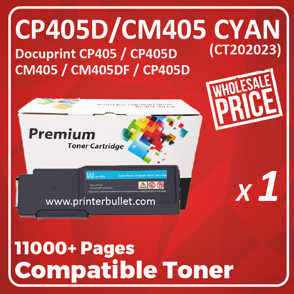 Compatible Fuji Xerox CP405D / CM405 Cyan Toner Cartridge