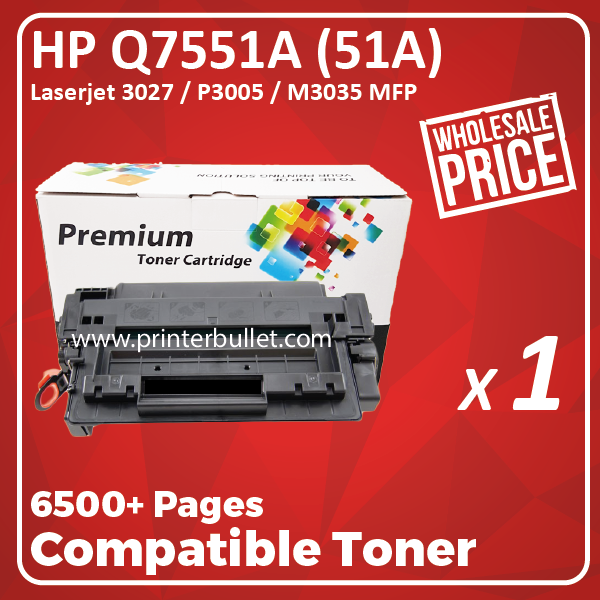 Compatible HP Q7551A (51A) Toner Cartridge