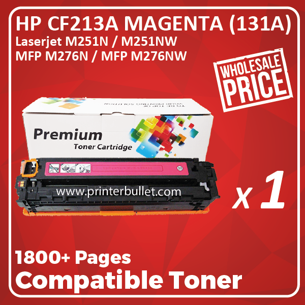 Compatible HP CF213A (131A) Magenta Toner Cartridge