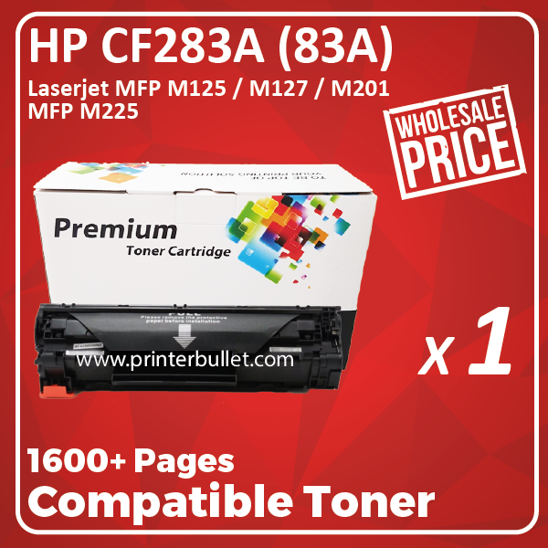 Compatible HP CF283A (83A) Toner Cartridge