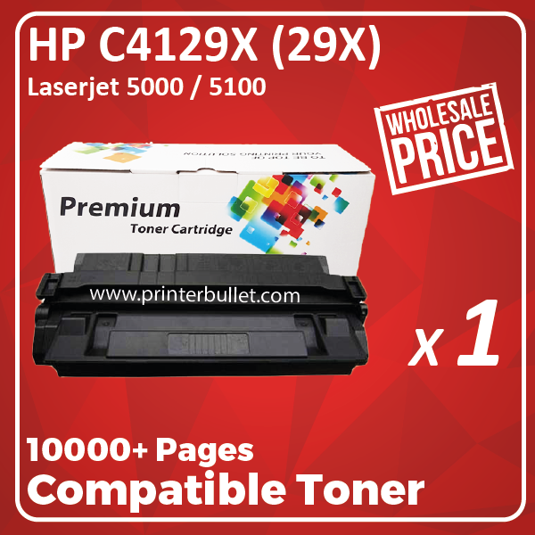 Compatible HP C4129X (29X) Black Toner Cartridge