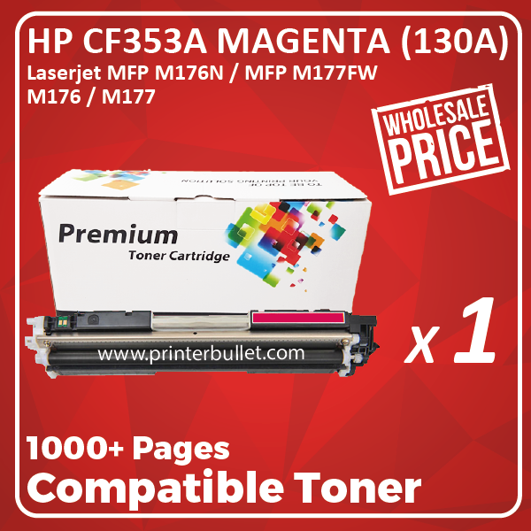 Compatible HP CF353A Magenta Toner Cartridge