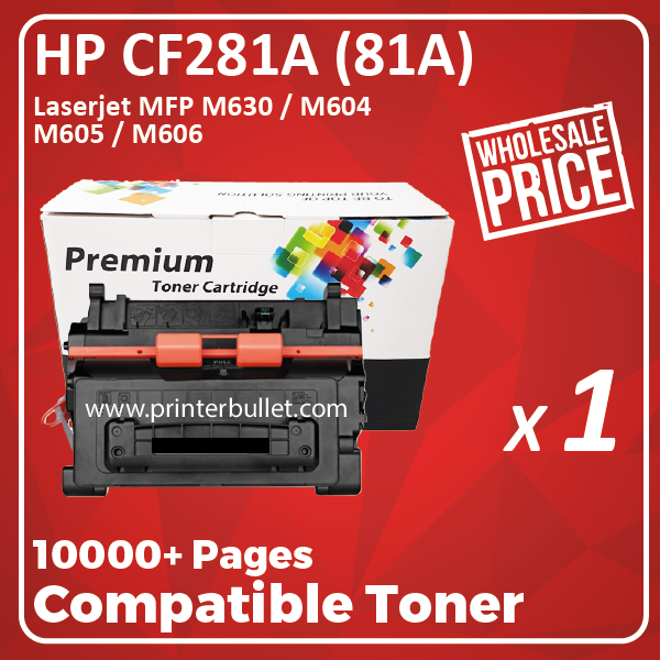 Compatible HP CF281A (81A) Toner Cartridge