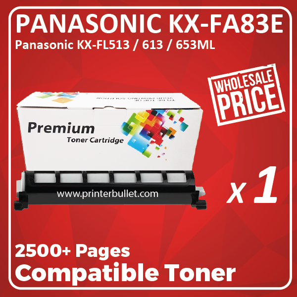 Compatible Panasonic KX-FA83E Black Toner Cartridge