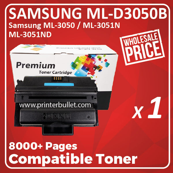 Compatible Samsung ML-D3050 Black Toner Cartridge