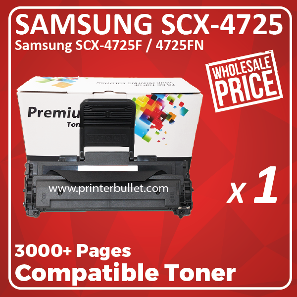 Compatible Samsung SCX-4725 Black Toner Cartridge