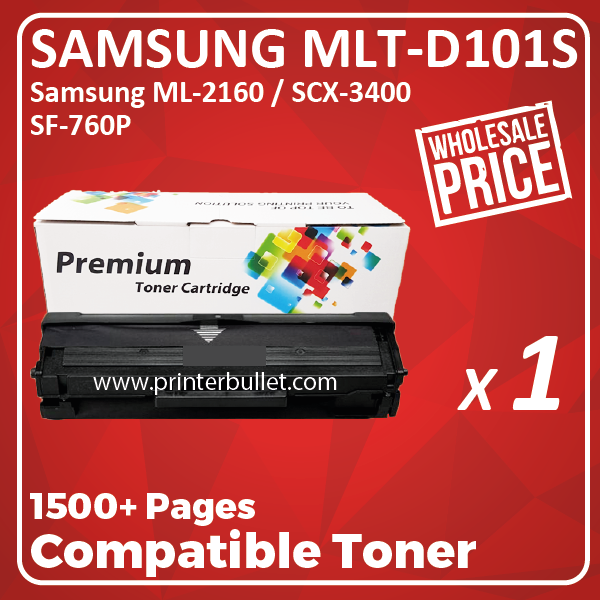 Compatible Samsung MLT-D101S Black Toner Cartridge
