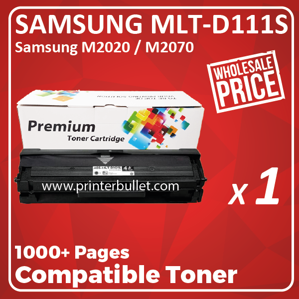 Compatible Samsung MLT-D111S Black Toner Cartridge