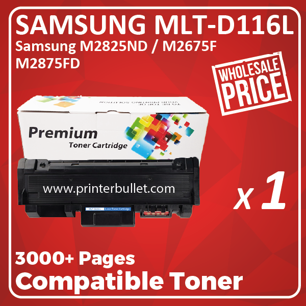 Compatible Samsung MLT-D116L Toner Cartridge