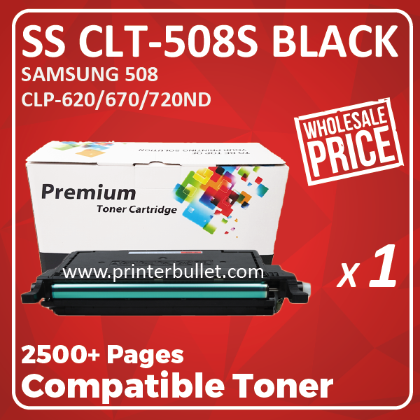 Compatible Samsung CLT-508S Black Toner Cartridge