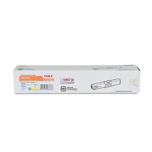 OKI C301/321 Yellow Toner 44973545