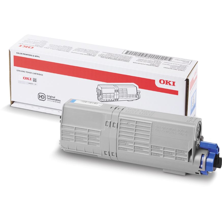 OKI C532, MC573 Cyan Toner #46490611 - 6k