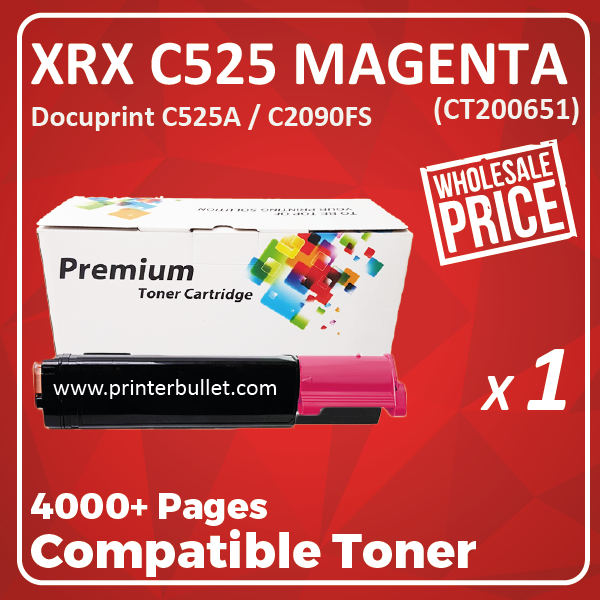 Compatible Fuji Xerox C525A Magenta Toner Cartridge