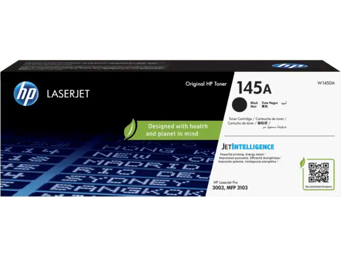 HP 145A Black Toner Cartridge (1.7k) (HP W1450A)