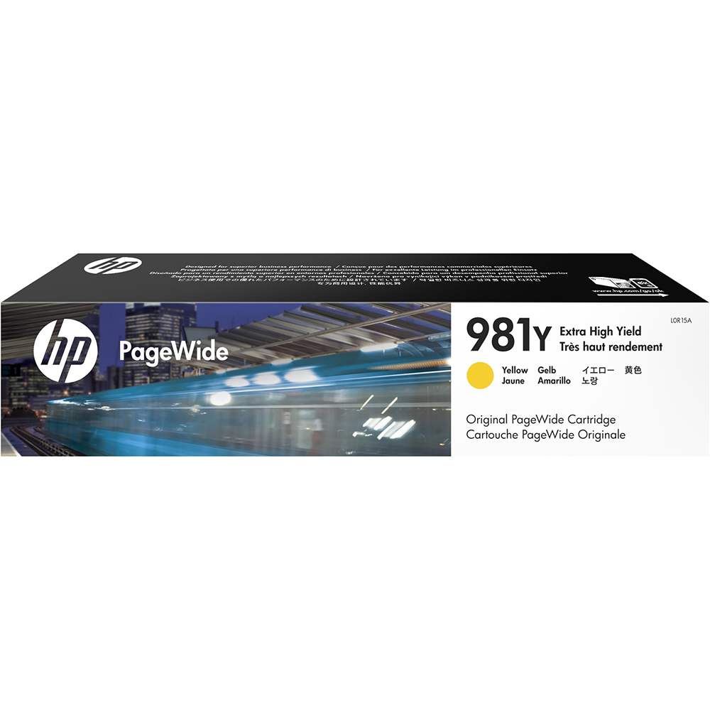HP 981Y Extra High Yield Yellow Original PageWide Cartridge (HP L0R15A)