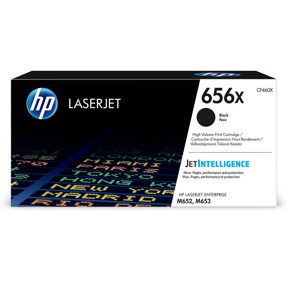 HP 656X Black Toner Cartridge - 27k ( HP CF460X)