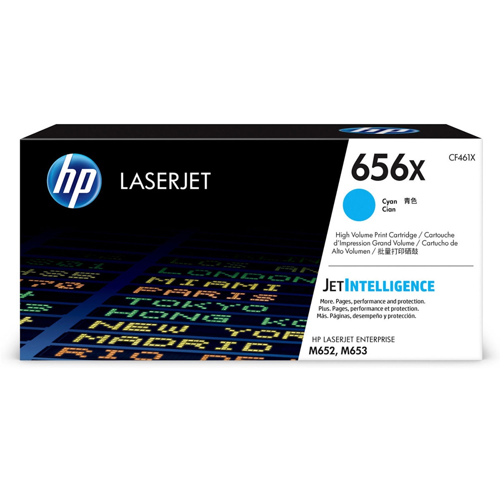 HP 656X Cyan Toner Cartridge - 22k (HP CF461X)
