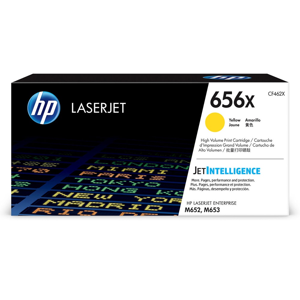 HP 656X Yellow Toner Cartridge - 22k ( HP CF462X)