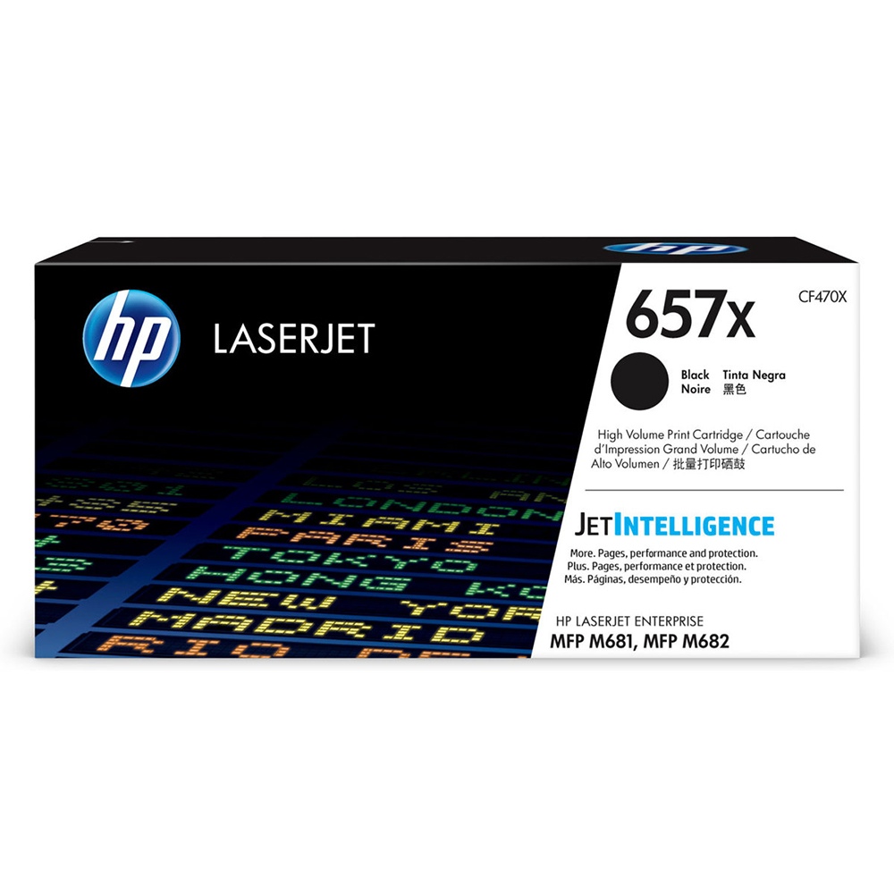HP 657X Black Toner Cartridge - 28k (HP CF470X)