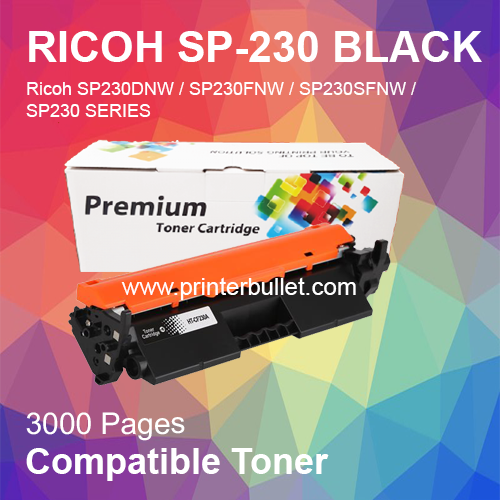 Compatible RICOH SP-230 Black Toner Cartridge