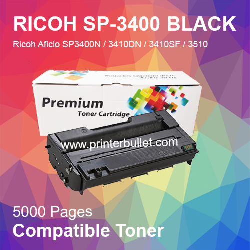 Compatible RICOH SP-3400 Black Toner Cartridge