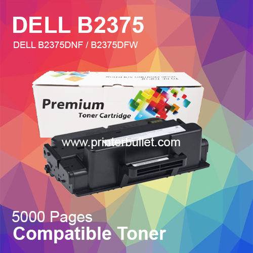Compatible DELL B2375 Black Toner Cartridge