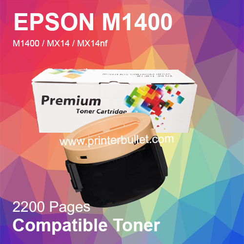 Compatible EPSON M1400 Black Toner Cartridge