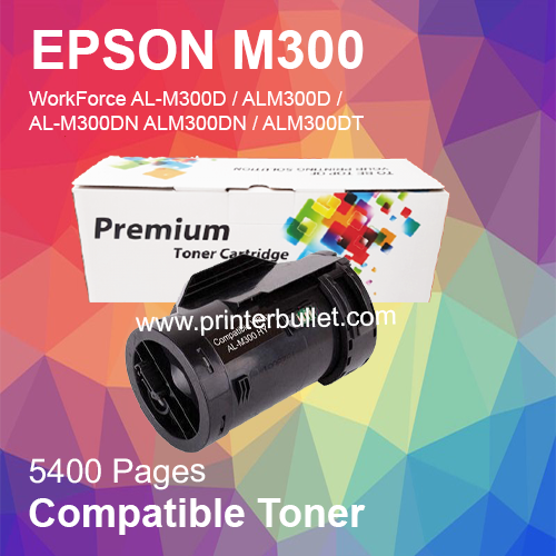 Compatible EPSON M300 Black Toner Cartridge