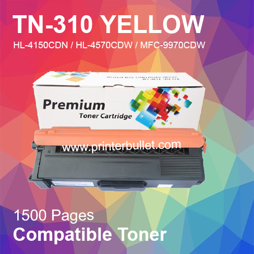 Compatible Brother TN-310 Yellow Toner Cartridge