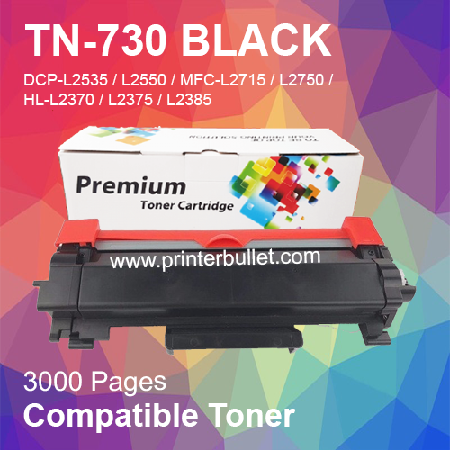 Compatible Brother TN-730 Black Toner Cartridge