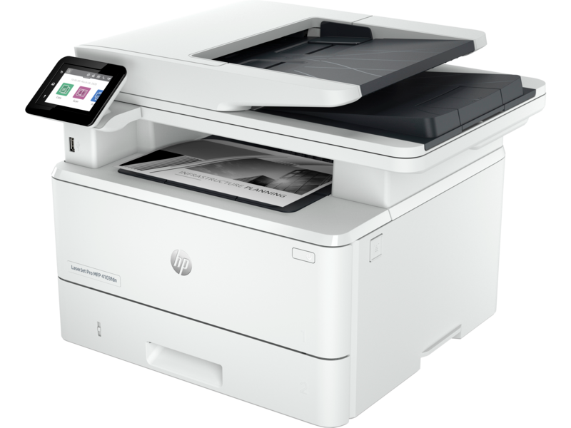 HP LaserJet Pro MFP 4103FDW Printer (2Z629A, Print, Scan, Copy, Fax, Up to 40 ppm, Auto Duplex, 1200MHz)