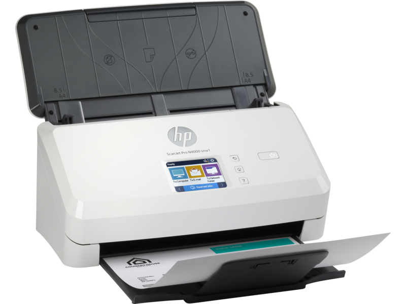 HP ScanJet Pro N4000 snw1 Scanner (6FW08A, 216 x 3100 mm, Sheetfed, Network Ready)