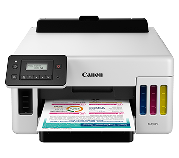 Canon GX5070 Color Inkjet Single Printer (Print, A4 size, 1200 x 600dpi, Wireless, Wired LAN, Mopria, AirPrint)