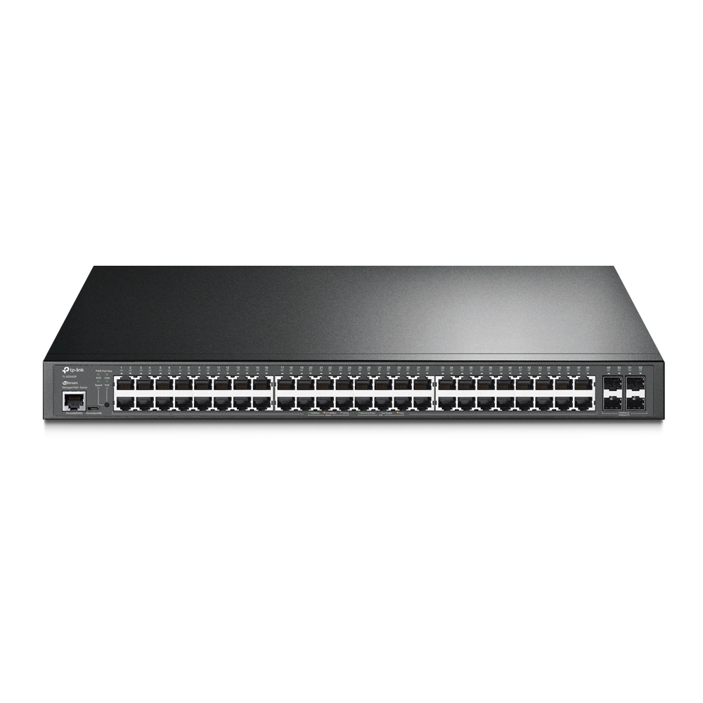 Omada TL-SG3452P JetStream 52-Port Gigabit L2+ Managed Switch with 48-Port PoE+
