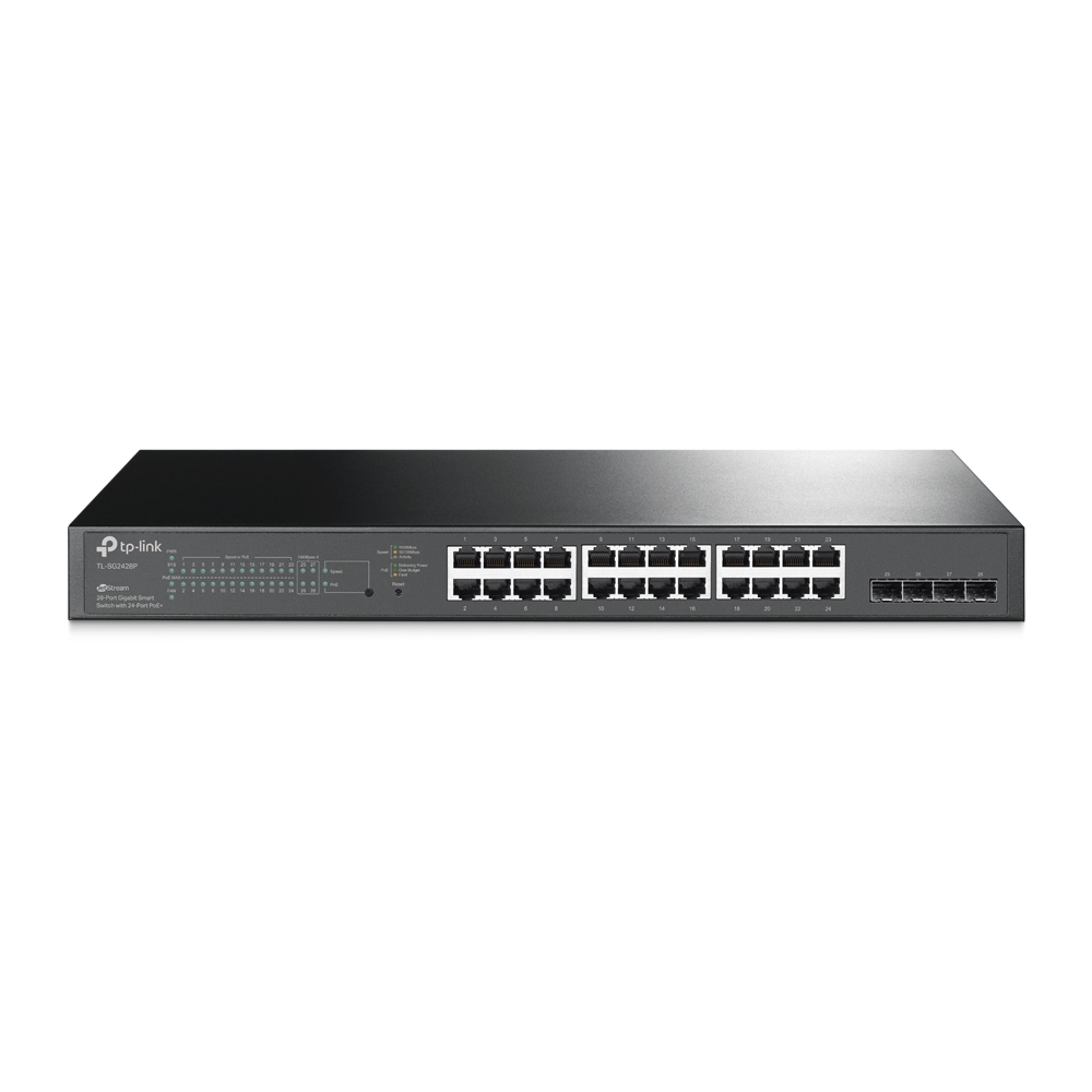 Omada TL-SG2428P JetStream 28-Port Gigabit Smart Switch with 24-Port PoE+