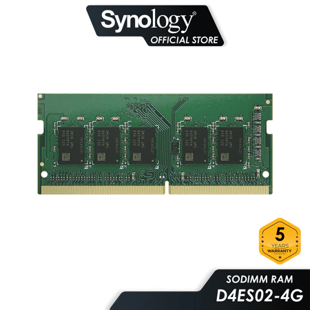 Synology 4GB DDR4 SO-DIMM ECC Memory Module (D4ES02-4G)