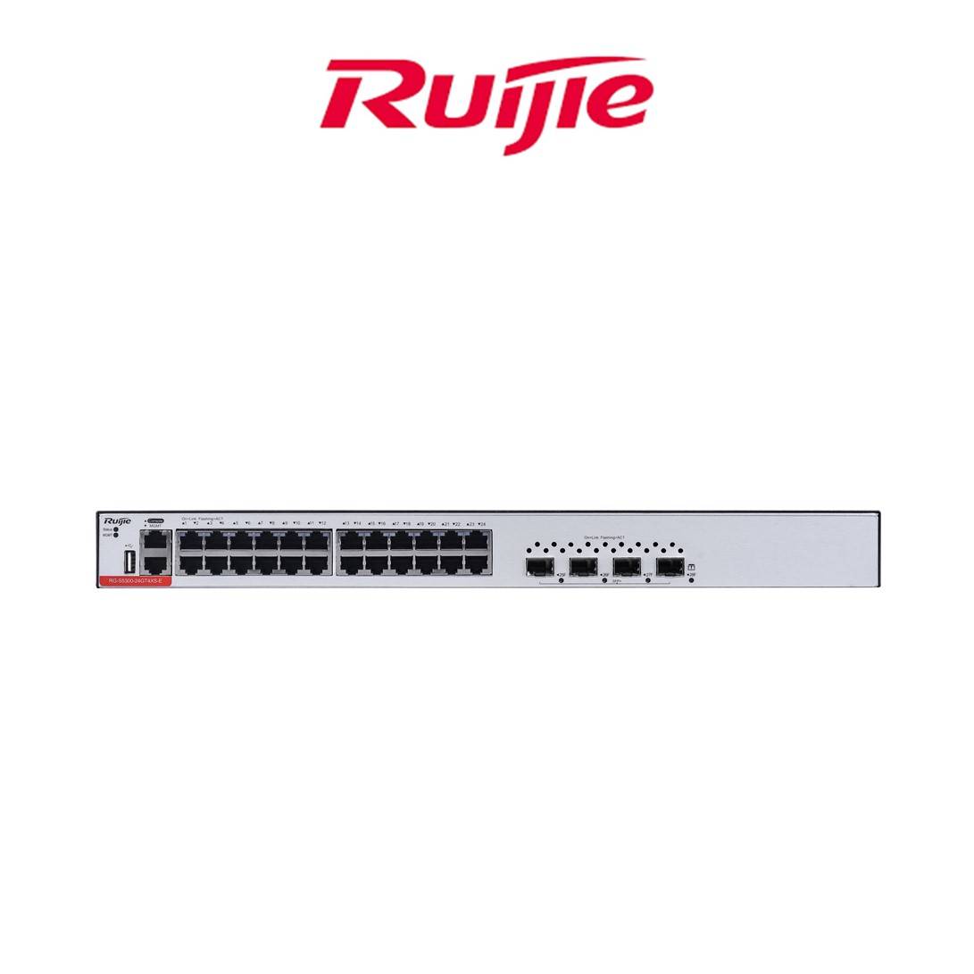 RUIJIE RG-S5300-48GT4XS-E ENT LAYER 3 MANAGED SWITCH, 48 GE PORT, 4 SFP+