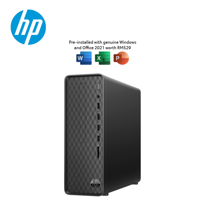 HP S01-PF2042D Slim Desktop PC ( I5-12400, 8GB, 512GB SSD, Intel, W11, HS )