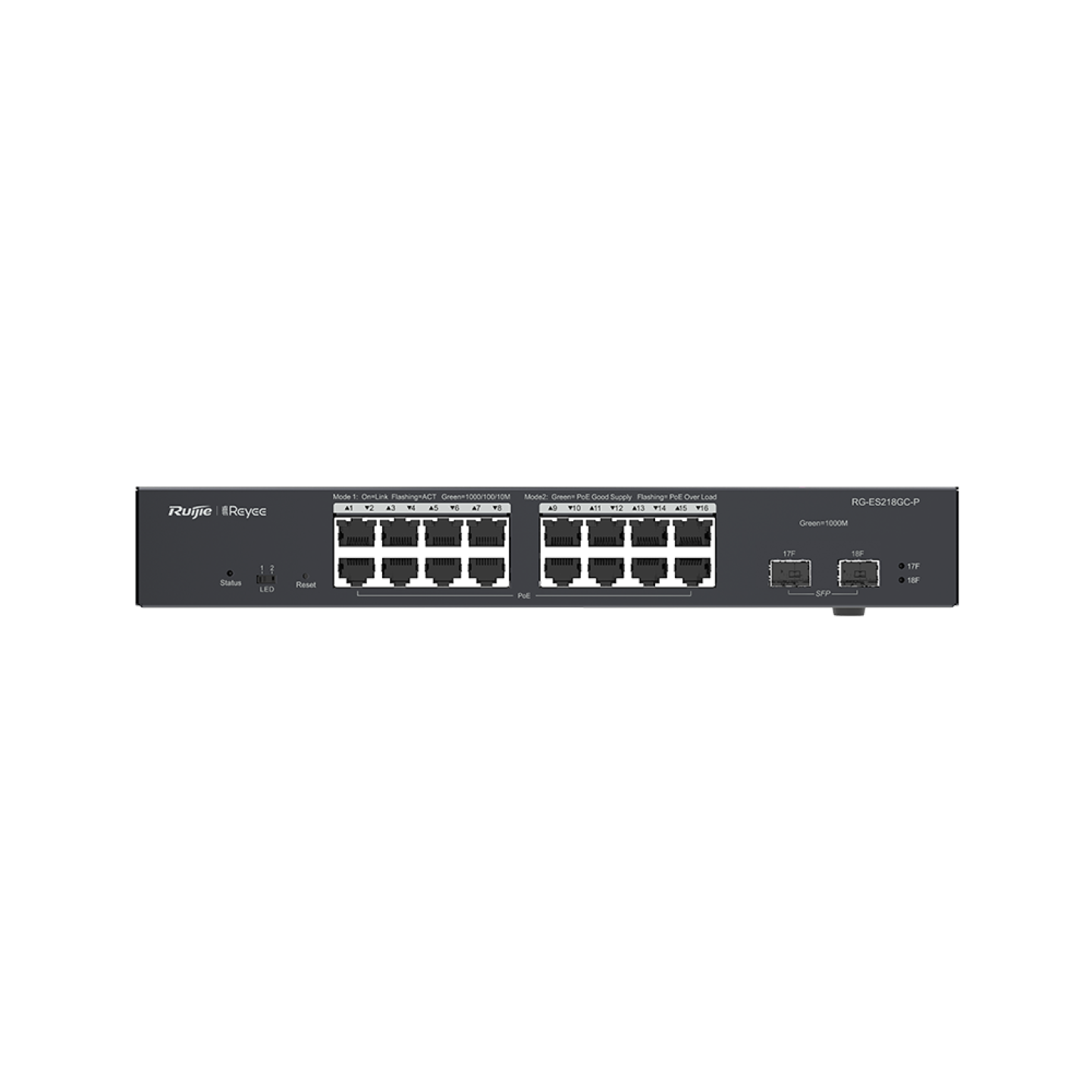 RUIJIE REYEE RG-ES218GC-P 18-Port Gigabit Smart Cloud Mananged PoE Switch