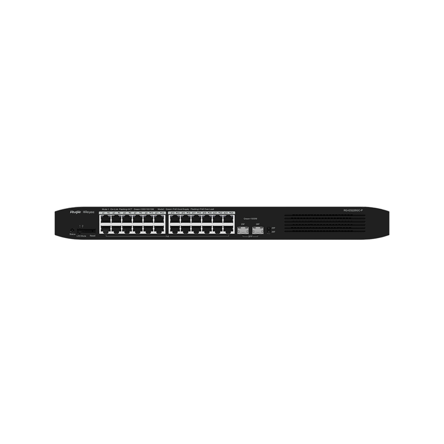 RUIJIE REYEE RG-ES226GC-P 26-Port Gigabit Smart Cloud Mananged PoE Switch